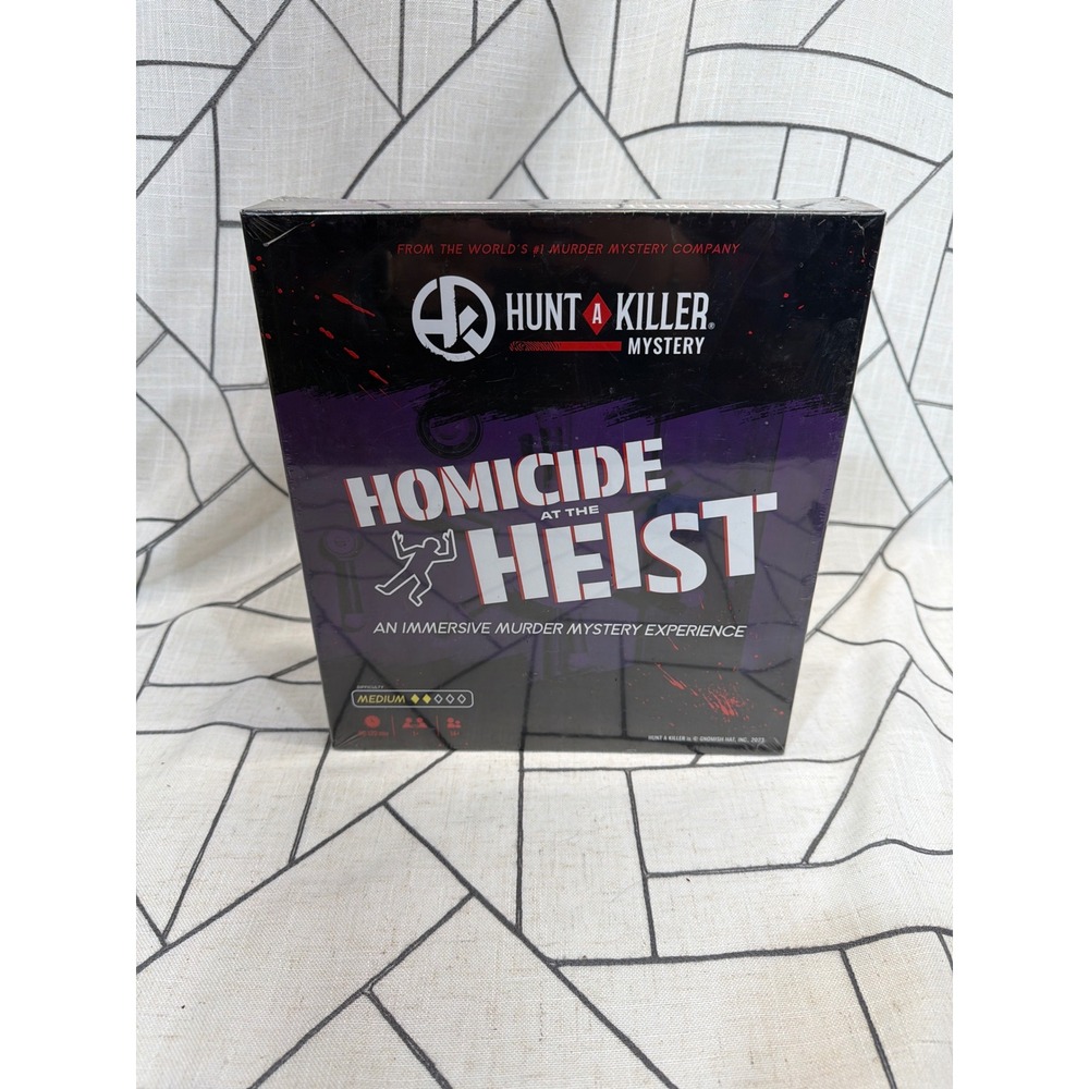 Hunt A Killer Homicide at the Heist Game OS Purple Murder Mystery Immersive New